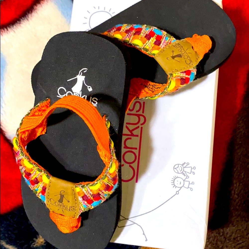 New Corkys Kids Sandals size 6